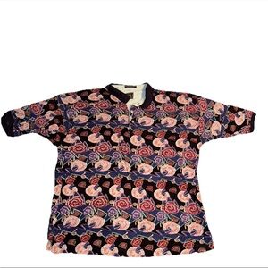 Vintage Polo Mens Large Abstract Geometric  Bogari XXL